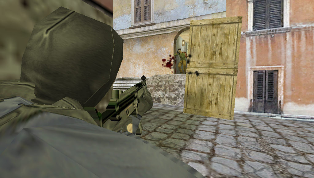 نمایی از بازی Counter Strike 1.6