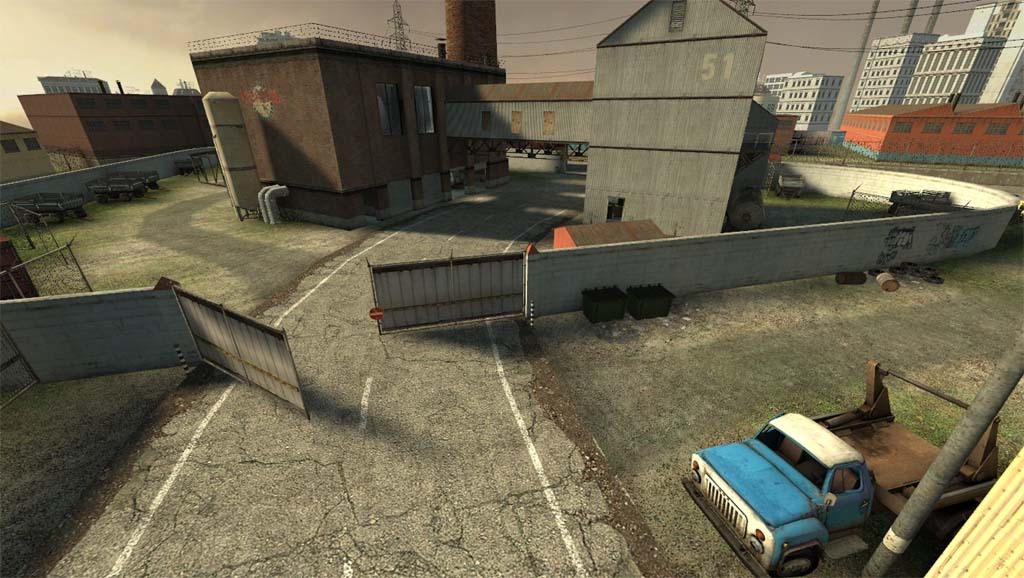 نمایی از بازی Counter Strike Source